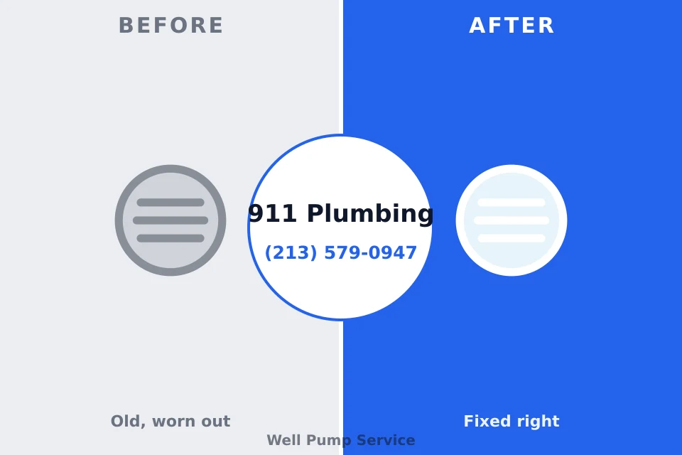 Before and after: plumbing repair Northwood, ND